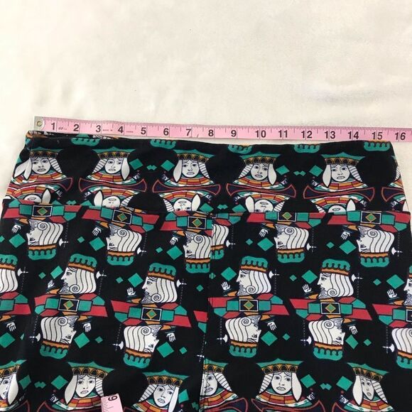 LuLaRoe House of Cards leggings tall & curvy - Picture 6 of 8
